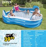 Promoties Swim center family lounge pool - Intex - Geldig van 30/03/2024 tot 28/05/2024 bij ToyChamp