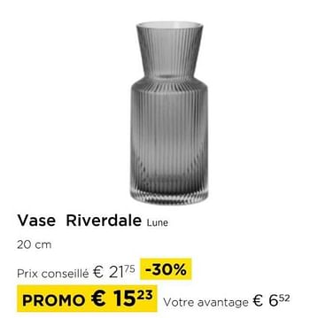 Promoties Vase riverdale lune - Riverdale - Geldig van 01/04/2024 tot 30/04/2024 bij Molecule