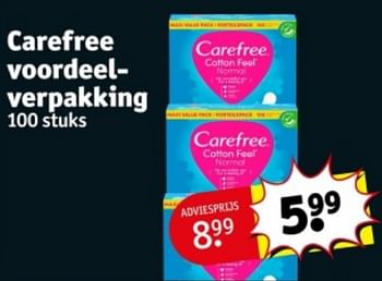 Promotions Carefree voordeelverpakking - Carefree - Valide de 09/04/2024 à 21/04/2024 chez Kruidvat