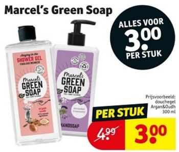 Promotions Douchegel argan + oudh - Marcel's Green Soap - Valide de 09/04/2024 à 21/04/2024 chez Kruidvat