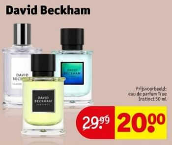 Promotions Eau de parfum true instinct - David Beckham - Valide de 09/04/2024 à 21/04/2024 chez Kruidvat