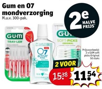Promoties Gum soft picks original - GUM - Geldig van 09/04/2024 tot 21/04/2024 bij Kruidvat