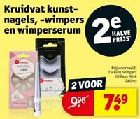 Kunstwimpers 3d faux mink lashes-Huismerk - Kruidvat
