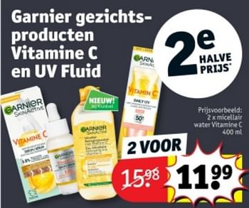Promoties Micellair water vitamine c - Garnier - Geldig van 09/04/2024 tot 21/04/2024 bij Kruidvat