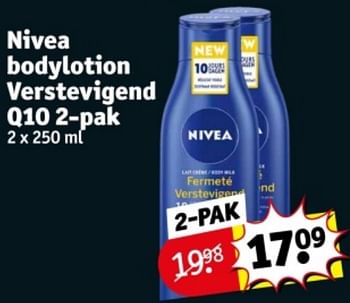 Promotions Nivea bodylotion verstevigend q10 - Nivea - Valide de 09/04/2024 à 21/04/2024 chez Kruidvat
