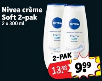 Promotions Nivea creme soft - Nivea - Valide de 09/04/2024 à 21/04/2024 chez Kruidvat