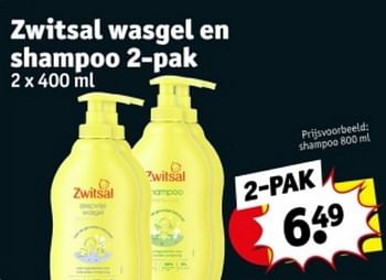 Promotions Shampoo - Zwitsal - Valide de 09/04/2024 à 21/04/2024 chez Kruidvat