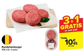 Promotions Rundshamburger - Produit maison - Carrefour  - Valide de 10/04/2024 à 16/04/2024 chez Carrefour