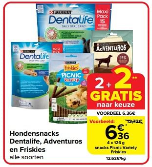 Promotions Snacks picnic variety friskies - Purina - Valide de 10/04/2024 à 16/04/2024 chez Carrefour