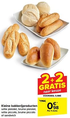 Promoties Kleine bakkerijproducten - Huismerk - Carrefour  - Geldig van 10/04/2024 tot 16/04/2024 bij Carrefour