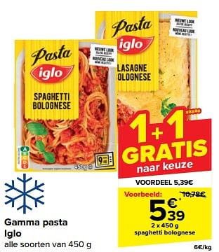 Promotions Spaghetti bolognese - Iglo - Valide de 10/04/2024 à 16/04/2024 chez Carrefour