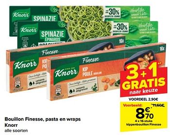 Promotions Kippenbouillon finesse - Knorr - Valide de 10/04/2024 à 16/04/2024 chez Carrefour