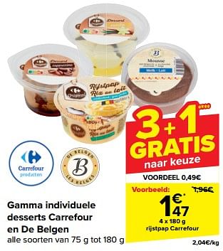 Promotions Rijstpap carrefour - De Belgen - Valide de 10/04/2024 à 16/04/2024 chez Carrefour