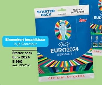 Promotions Starter pack euro 2024 - Produit maison - Carrefour  - Valide de 10/04/2024 à 16/04/2024 chez Carrefour
