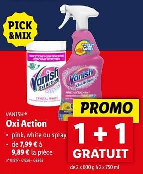 Promoties Oxi action - Vanish - Geldig van 10/04/2024 tot 16/04/2024 bij Lidl