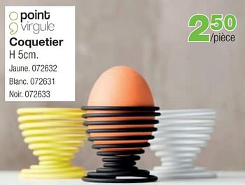 Promoties Coquetier - Point-Virgule - Geldig van 04/03/2024 tot 21/04/2024 bij Home & Co