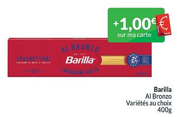 Promoties Barilla al bronzo - Barilla - Geldig van 01/04/2024 tot 30/04/2024 bij Intermarche