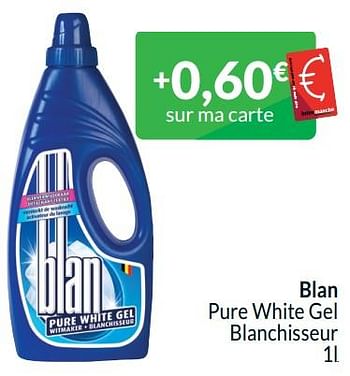 Promotions Blan pure white gel blanchisseur - Blan - Valide de 01/04/2024 à 30/04/2024 chez Intermarche