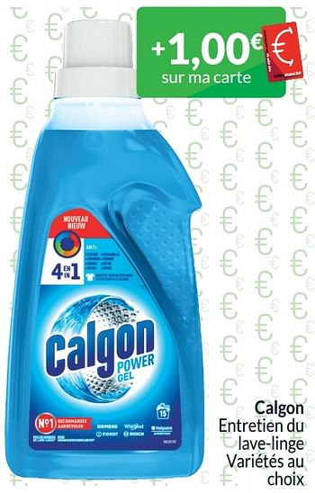Promoties Calgon entretien du lave-linge - Calgon - Geldig van 01/04/2024 tot 30/04/2024 bij Intermarche