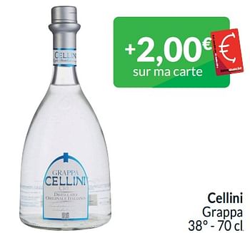 Promoties Cellini grappa - Cellini - Geldig van 01/04/2024 tot 30/04/2024 bij Intermarche