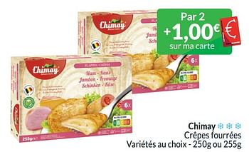 Promoties Chimay crêpes fourrées - Chimay - Geldig van 01/04/2024 tot 30/04/2024 bij Intermarche