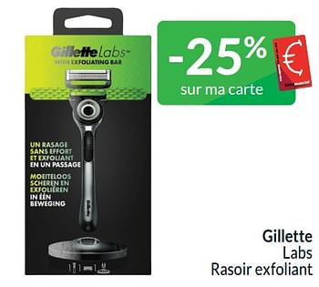 Promotions Gillette labs rasoir exfoliant - Gillette - Valide de 01/04/2024 à 30/04/2024 chez Intermarche