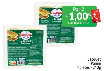 Promoties Jacquet panini - Jacquet - Geldig van 01/04/2024 tot 30/04/2024 bij Intermarche