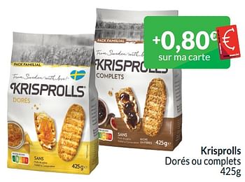 Promoties Krisprolls dorés ou complets - Krisprolls - Geldig van 01/04/2024 tot 30/04/2024 bij Intermarche