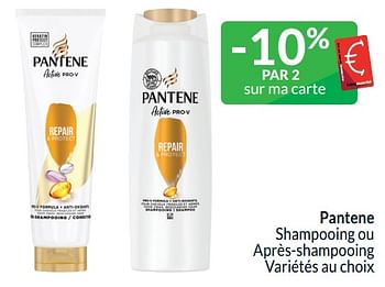 Promotions Pantene shampooing ou après-shampooing - Pantene - Valide de 01/04/2024 à 30/04/2024 chez Intermarche