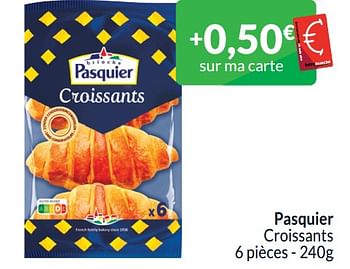 Promoties Pasquier croissants - Brioche pasquier - Geldig van 01/04/2024 tot 30/04/2024 bij Intermarche