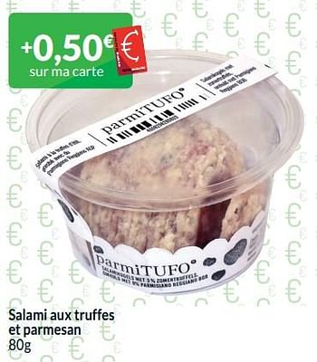 Promotions Salami aux truffes et parmesan - Produit maison - Intermarche - Valide de 01/04/2024 à 30/04/2024 chez Intermarche
