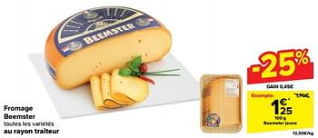 Promotions Fromage beemster - Beemster - Valide de 10/04/2024 à 16/04/2024 chez Carrefour