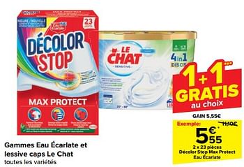 Promoties Décolor stop max protect eau écarlate - Eau Ecarlate - Geldig van 10/04/2024 tot 16/04/2024 bij Carrefour