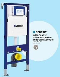 Bati-chasse systemfix up320 inbouwreservoir-Geberit