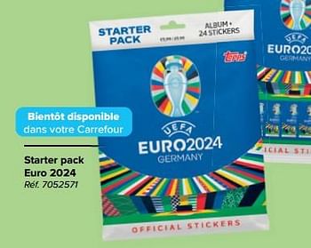 Promoties Starter pack euro 2024 - Huismerk - Carrefour  - Geldig van 10/04/2024 tot 16/04/2024 bij Carrefour