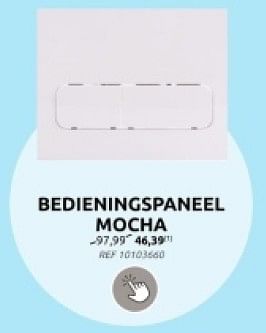 Promotions Bedieningspaneel mocha - Produit maison - Brico - Valide de 10/04/2024 à 22/04/2024 chez Brico