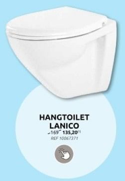 Promotions Hangtoilet lanico - Produit maison - Brico - Valide de 10/04/2024 à 22/04/2024 chez Brico
