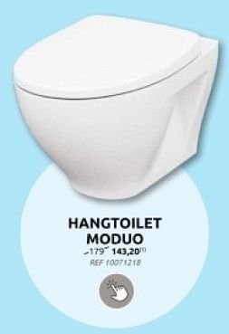Promoties Hangtoilet moduo - Huismerk - Brico - Geldig van 10/04/2024 tot 22/04/2024 bij Brico