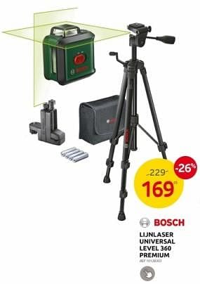 Promotions Lijnlaser universal level 360 premium - Bosch - Valide de 10/04/2024 à 22/04/2024 chez Brico