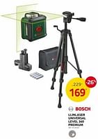 Promoties Lijnlaser universal level 360 premium - Bosch - Geldig van 10/04/2024 tot 22/04/2024 bij Brico