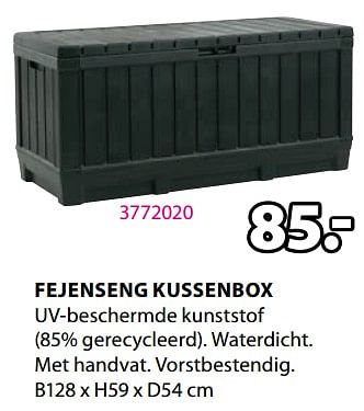 Promotions Fejenseng kussenbox - Produit Maison - Jysk - Valide de 08/04/2024 à 14/04/2024 chez Jysk