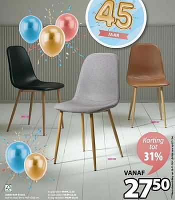 Promoties Jonstrup stoel in grijs-eiken - Huismerk - Jysk - Geldig van 08/04/2024 tot 14/04/2024 bij Jysk