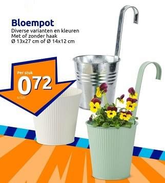 Promoties Bloempot - Huismerk - Action - Geldig van 10/04/2024 tot 16/04/2024 bij Action