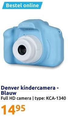 Promotions Denver kindercamera blauw - Denver - Valide de 10/04/2024 à 16/04/2024 chez Action