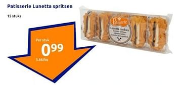 Promoties Patisserie lunetta spritsen - Patisserie - Geldig van 10/04/2024 tot 16/04/2024 bij Action