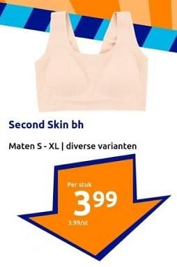 Promoties Second skin bh - Huismerk - Action - Geldig van 10/04/2024 tot 16/04/2024 bij Action
