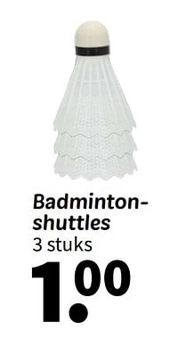 Badmintonshuttles-Huismerk - Wibra
