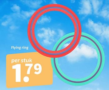 Promotions Flying ring - Produit maison - Wibra - Valide de 08/04/2024 à 21/04/2024 chez Wibra