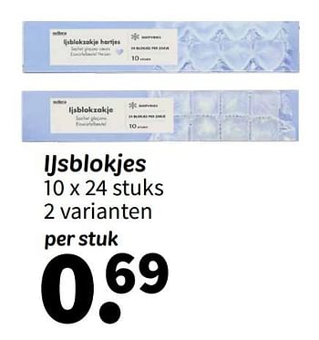 Promoties Ijsblokjes - Huismerk - Wibra - Geldig van 08/04/2024 tot 21/04/2024 bij Wibra