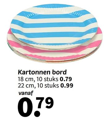 Promoties Kartonnen bord - Huismerk - Wibra - Geldig van 08/04/2024 tot 21/04/2024 bij Wibra